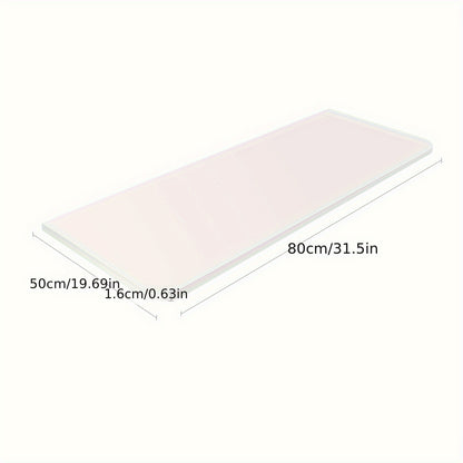 Klaptafel – Vouwtafel – Opklaptafel – Wandtafel – Muurtafel – Ruimtebesparend – MDF Wit 80x50 cm