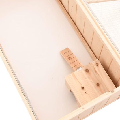 Premium Solid Pine Wood Hamster Cage, 104x52x38 cm – Provide Ample Space for Your Pets