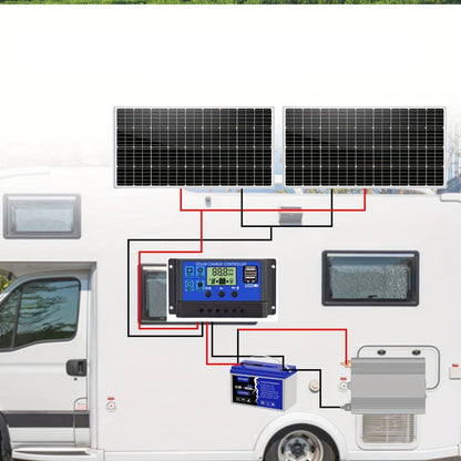 Monokristallijn Zonnepaneel – Zonnemodule – Solar Paneel – Zonnecel – Zonnepaneel 100W – Hoge Efficiëntie – Aluminium Frame