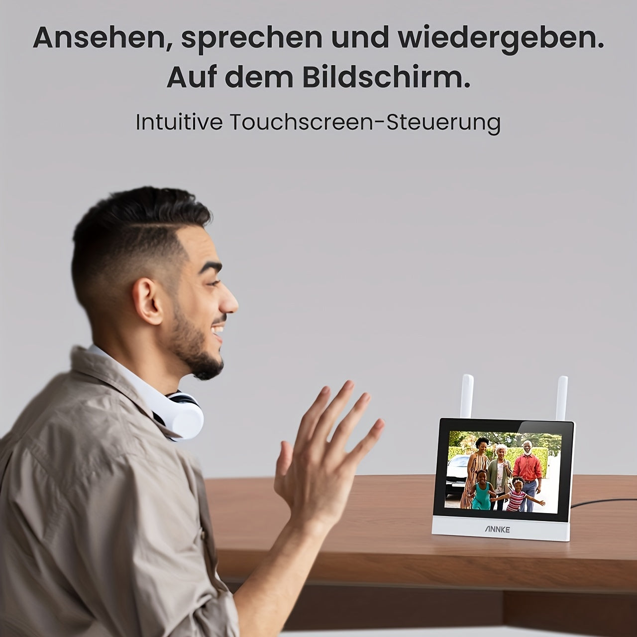 Beveiligingscamera Set – Camerabewaking – Bewakingscamera – Draadloze Camera – Wifi Beveiligingscamera – 7 Inch Touchscreen Monitor – Kleur Nachtzicht 30m