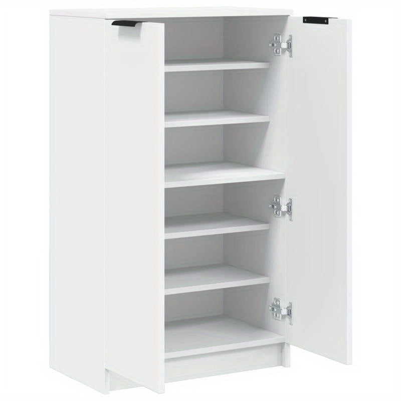 Schoenenkast – Schoenenrek – Schoenenopberger – Halmeubel – Schoenenbankje – Wit – Compact 59x35x100 cm – Duurzaam Hout