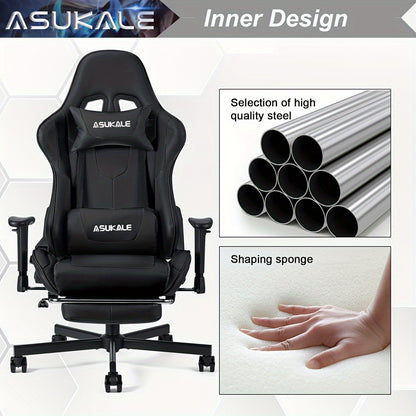 Gamingstoel – Gamestoel – Gaming Chair – Bureaustoel – Game Stoel – Ergonomisch – Verstelbare Armleuningen – Voetsteun – Max 150 kg