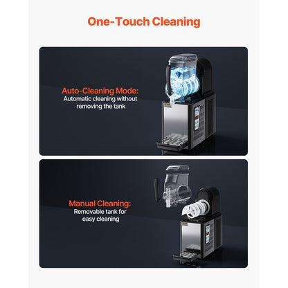 Slushymachine – Slush machine – IJsmachine – Drankenmaker – 4 Liter Inhoud – Flexibele Temperatuurinstellingen – Rvs Behuizing