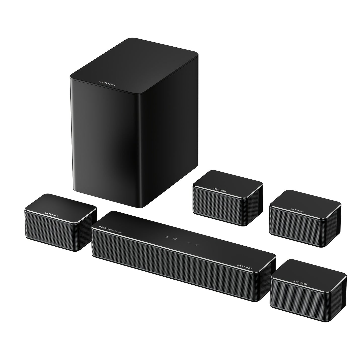 7.1 Surround Sound System – Home Cinema Set – Soundbar – TV Speaker – Dolby Atmos Systeem – Draadloze Subwoofer – 460W Krachtig Geluid