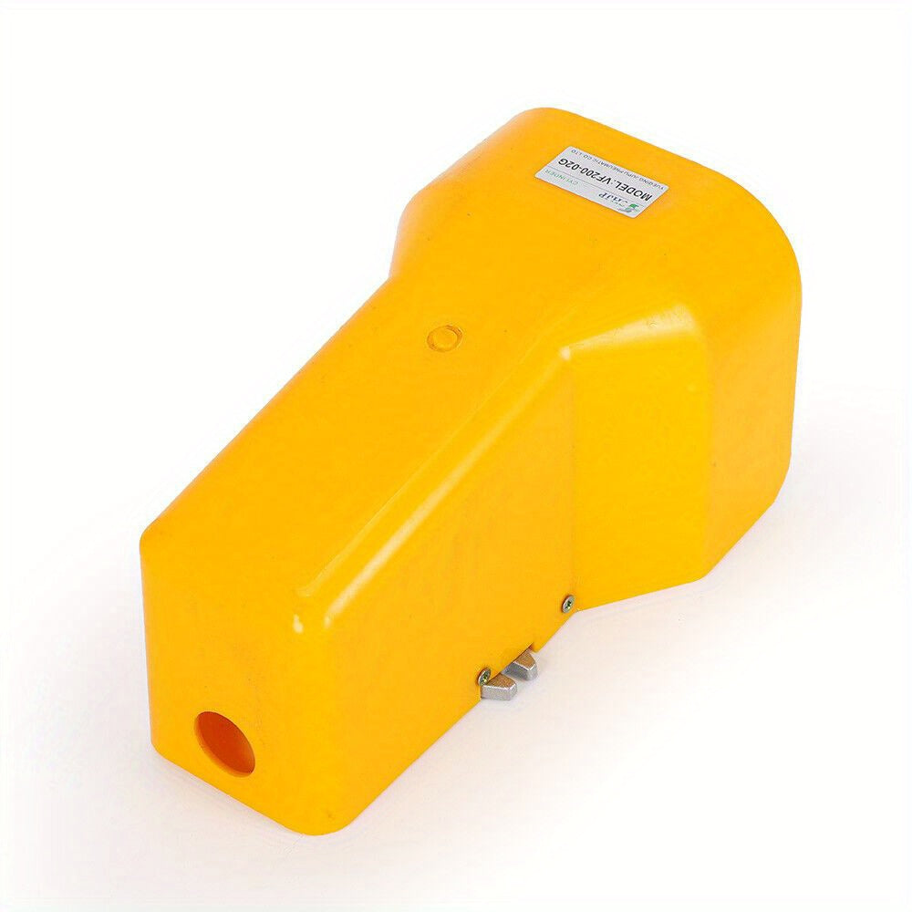 Pneumatisch Voetschakelaarventiel – Voetpedaalklep – Voetbediening – Snoerschakelaar – Voetschakelaar – Aluminiumlegering – 5 Wegen 2 Posities – 1/4" NPTF Aansluiting – Geel
