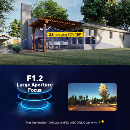 Beveiligingscamera Systeem – Bewakingscamera – CCTV Camera – Camerabewaking – Beveiligingsset – 8K 3K Resolutie – AI Bewegingsdetectie & Dual-Light Nachtzicht