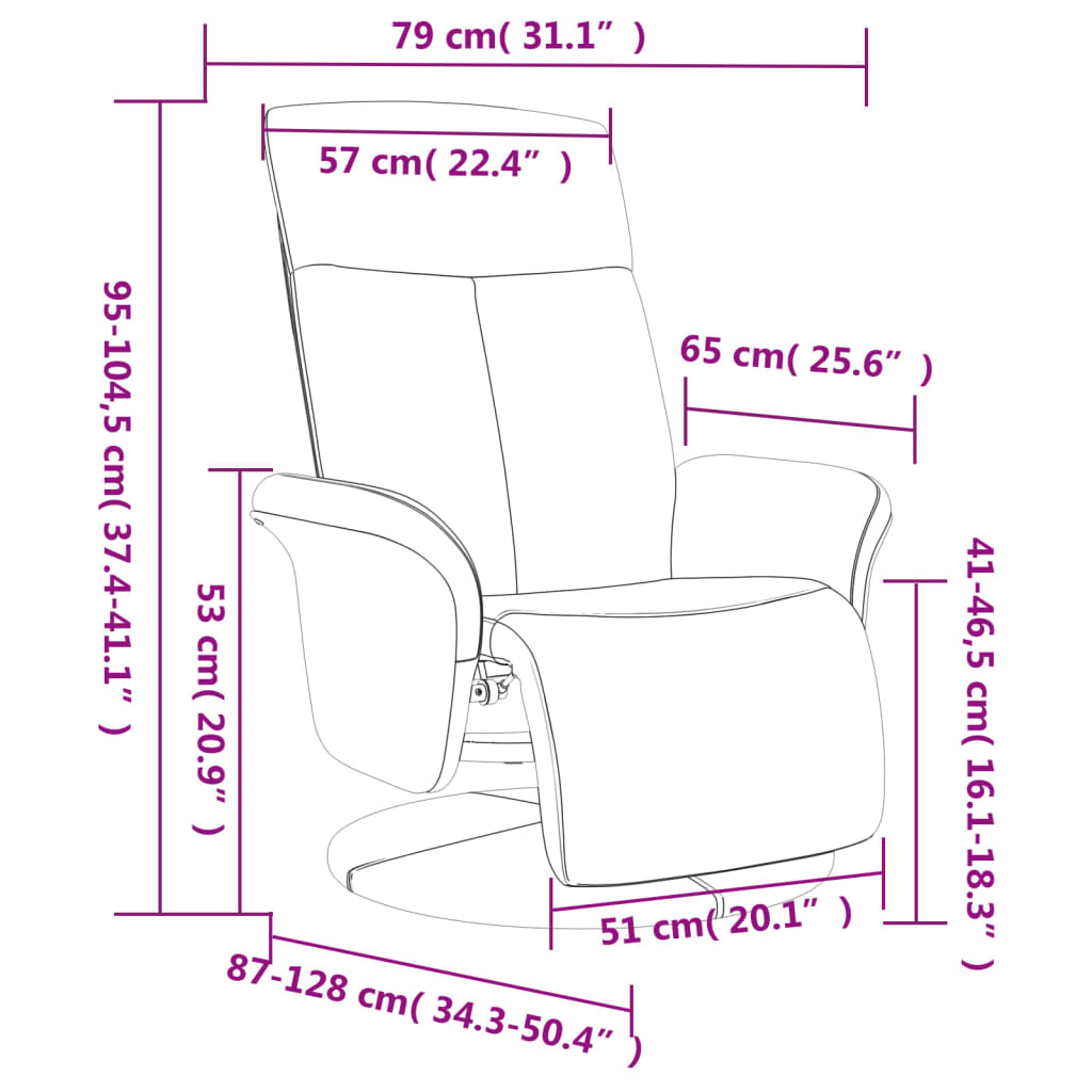 Fauteuil – Relaxfauteuil – Verstelbare Stoel – Zithoekstoel – Donkergrijze Fauteuil – Traploos Verstelbare Rugleuning – 360° Draaibaar