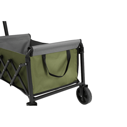 Bolderkar – Steekwagen – Opvouwbare Kar – Transportkar – Tuinkar – Lichtgewicht & Opvouwbaar – Robuust Stalen Frame Army Groen