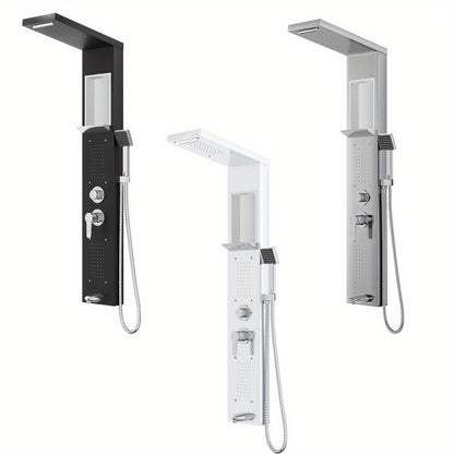 Shower Panel, Shower Set, Stainless Steel Shower System, Wall Mounted Shower Panel With Hand Shower