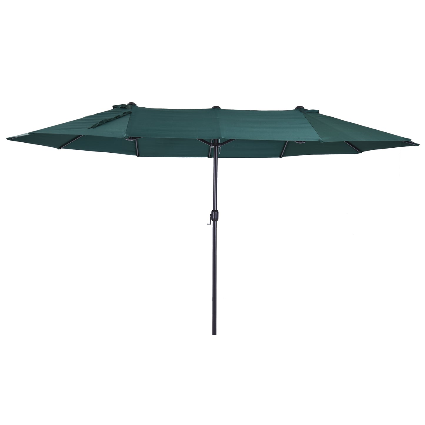 Parasol – Zonwering – Tuinparasol – Terrasparasol – Dubbele Parasol – Extra Groot Ovaal – Handzwengel – Waterafstotend Polyester