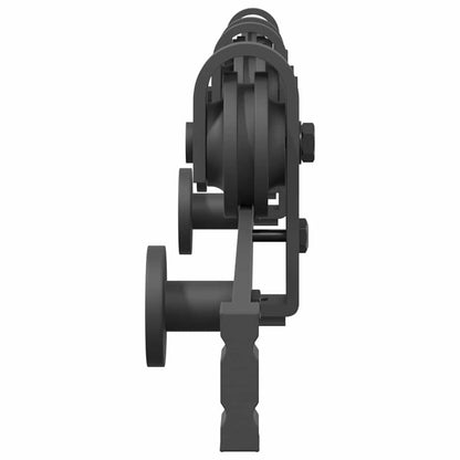 Schuifdeursysteem – Schuifdeurbeslag – Rail Systeem – Barn Deurbeslag – Schuifdeur Kit – Zwart Gepoedercoat Staal – 200 cm Rail – Draagvermogen 100 kg