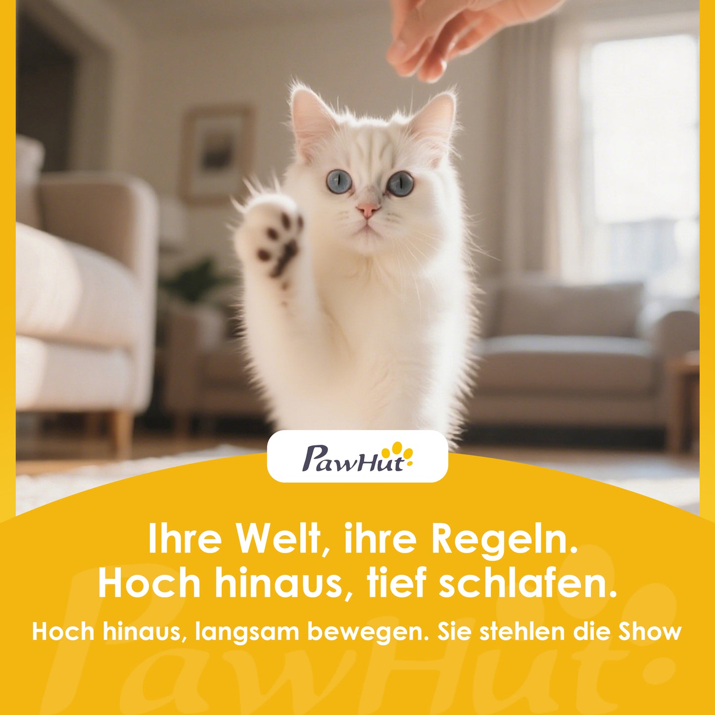Krabpaal – Krabpaal Voor Katten – Krabmeubel – Kattenboom – Speelpaal Kat – Beige – 2 Meter Hoog – Stevige Constructie Met Kantelbeveiliging