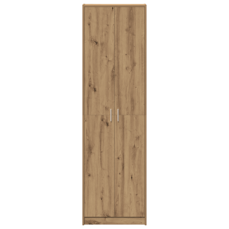 Kledingkast – Opbergkast – Kledingopberger – Garderobekast – Eikenhout – Compact 55x25x189 cm – Duurzaam Multiplex
