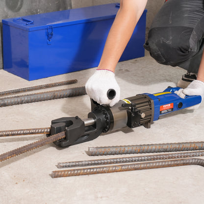 Elektrische Wapening Buiger – Wapeningstaal Buigmachine – Staalbuiger – Hydraulische Buiger – Betonstaal Buiger – 1500W Motor – Buighoek 0°-90° Instelbaar – Zwart & Blauw