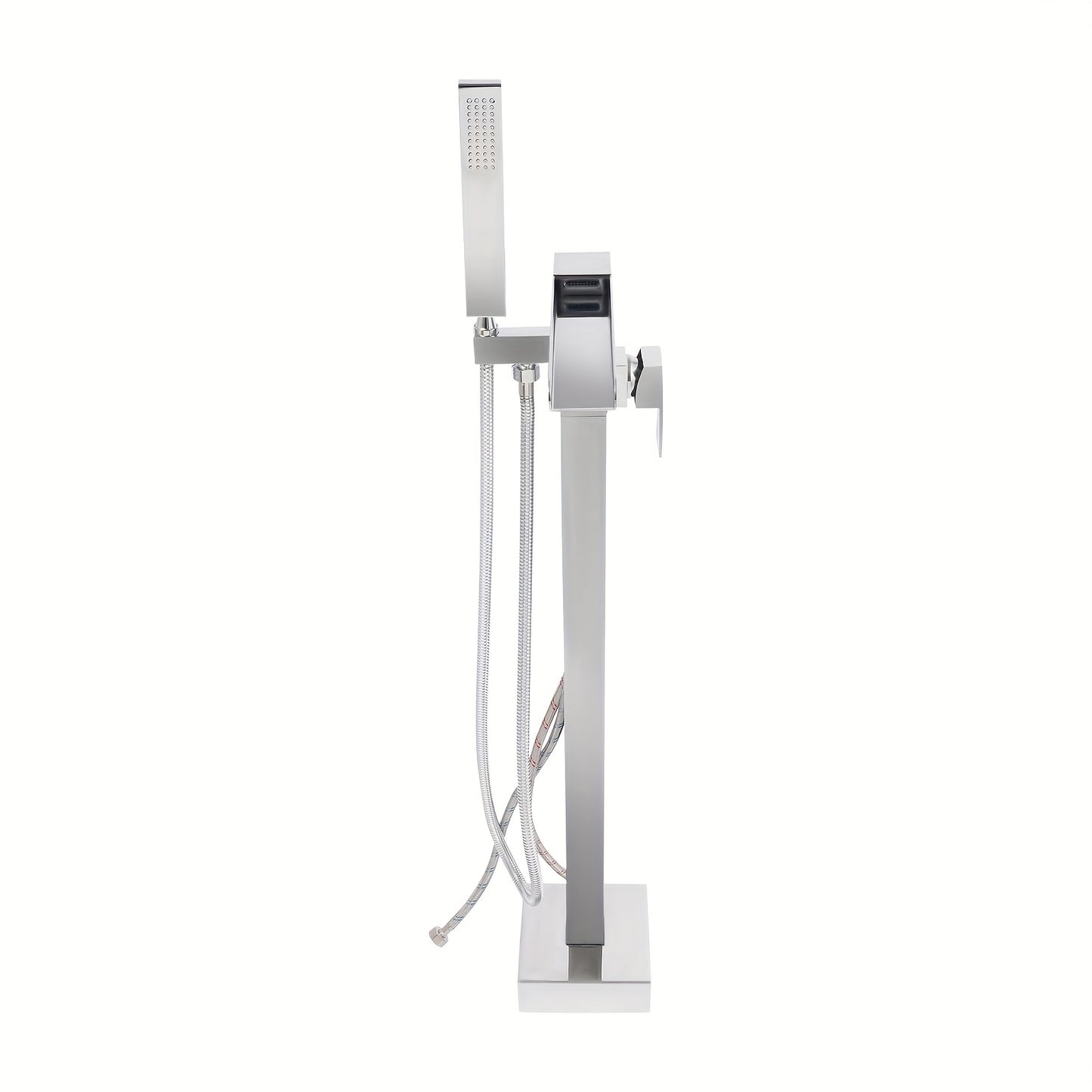 Vrijstaande Badkraan – Vloerkraan – Badmengkraan – Vrijstaand Kraan – Badkuipkraan – Chroom Afwerking – Hoogte 88 cm