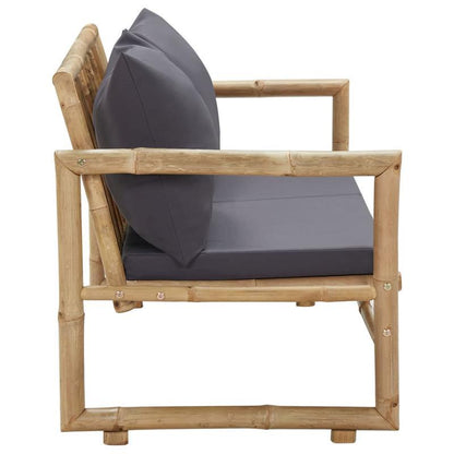 Bamboe Tuinstoel – Buitenstoel – Tuinbank – Patio Stoel – Campingstoel – Ergonomisch Design – Stevig 8-Poots Frame – Natuurlijk Materiaal – Lichtgewicht Durable Frame