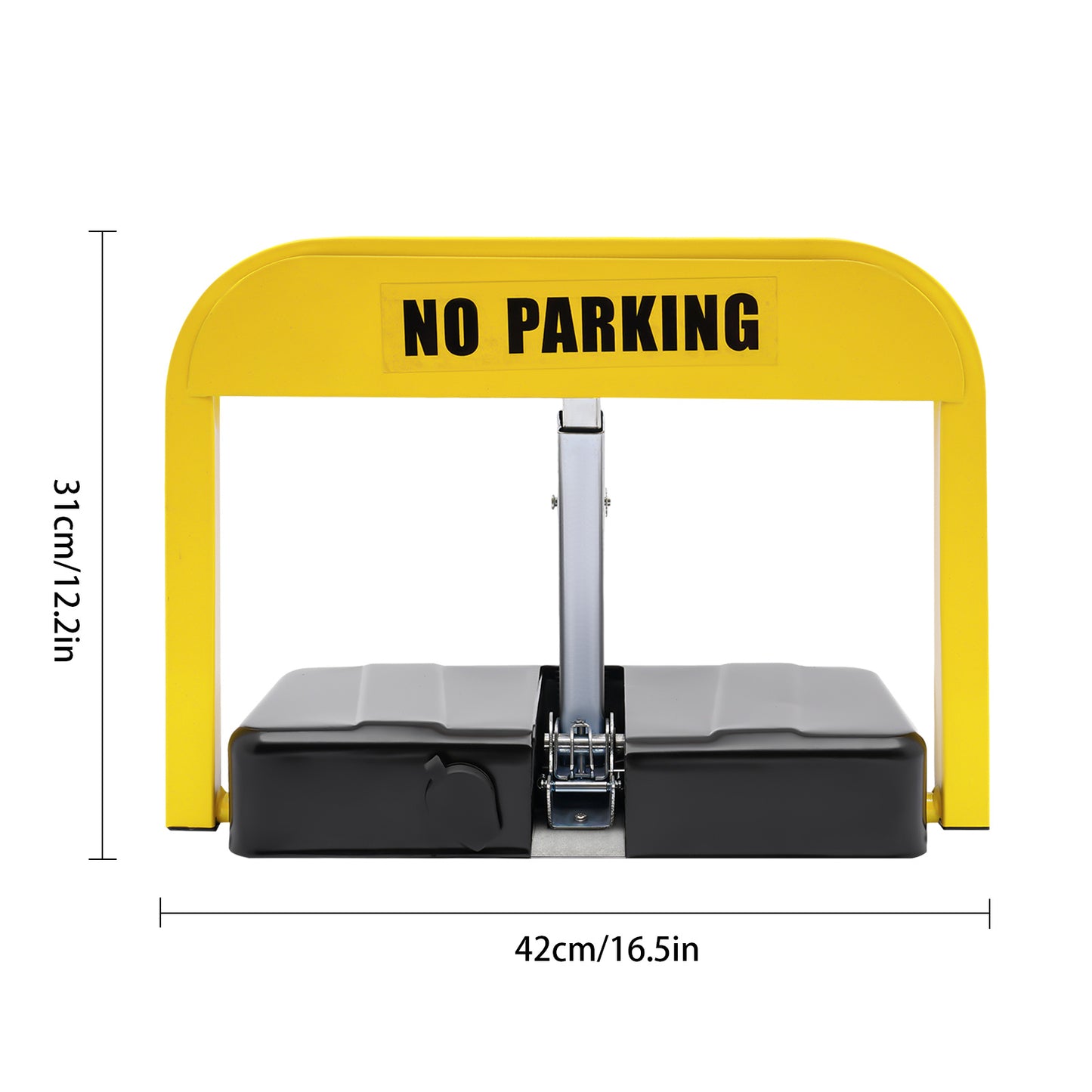 Wielklem – Parkeerbeveiliger – Auto Blokkering – Parkeerpaal – Parkeerplaats Slot – Aluminiumlegering – Afstandsbediening – Snelle Vergrendeling in 3 Seconden