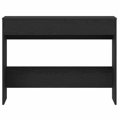 Bureau – Computertafel – Schrijftafel – Werkbureau – Kantoormeubel – Zwart Eiken – Spaanplaat – Ruime Werkplek 101x50x76,5 cm – Handige Opbergruimte
