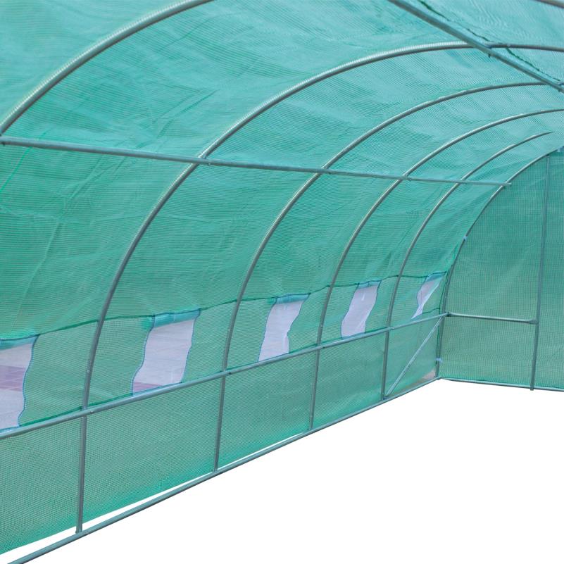 Grote Kweekkas Tunnel – Tuinkas – Serre – Plantenkas – Kweektunnel – Verstelbare Ramen – Duurzaam PE Materiaal – 800x300x200 cm