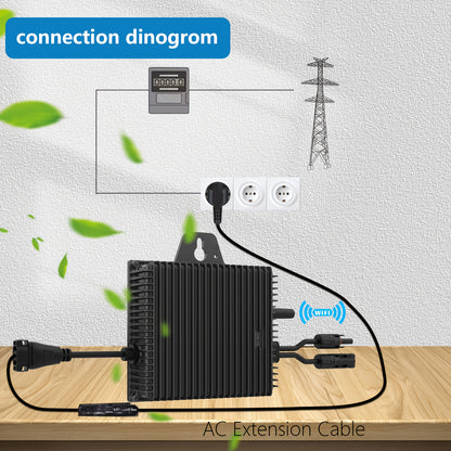 Micro-omvormer – Solar Inverter – Zonnepaneel Omvormer – RV Power Supply – Off-Grid Omvormer – Compact Design – MPPT Efficiëntie