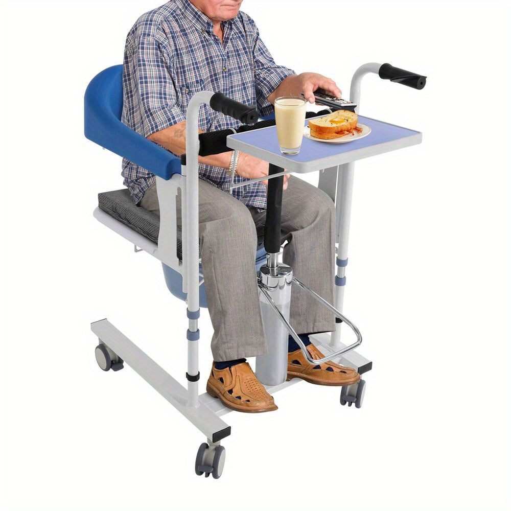 Stoelverhoger – Zitverhoger – Booster Seat – Verhoogkussen – Zitkussen – Compact – Transparant Acryl – Zonder Elektriciteit – Oranje Variant