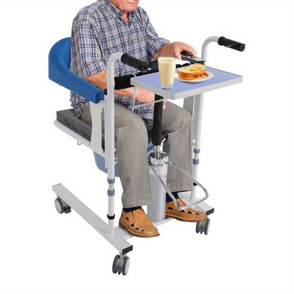 Stoelverhoger – Zitverhoger – Booster Seat – Verhoogkussen – Zitkussen – Compact – Transparant Acryl – Zonder Elektriciteit – Oranje Variant