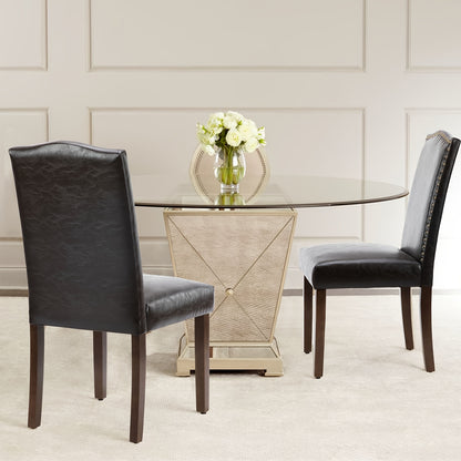 Eetkamerstoel – Stoel – Dining Chair – Zitstoel – Terrasstoel – Set Van 2 – Beige – Krasbestendig – Comfortabel Katoenen Zitvlak