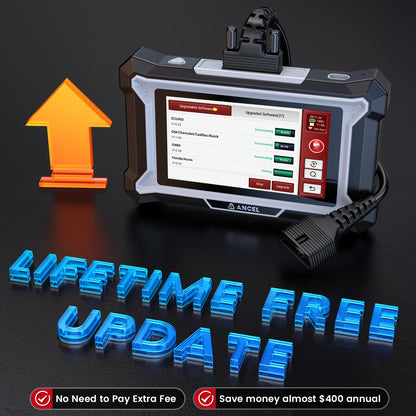 OBD2 Diagnose Tool – Auto Scanner – Foutcode Lezer – Motor Diagnosesysteem – ABS Reset Apparaat – Wi-Fi Verbinding – Levenslange Software-updates