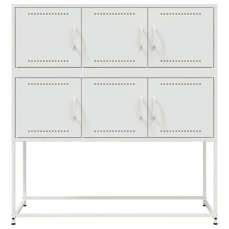 Sideboard 100.5x39x107cm steel wit Practical and removable