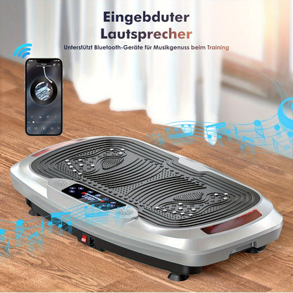 Vibratieplaat – Trilmachine – Balance Board – Fitnessplaat – Trainingsapparaat – 300W Motor – 120 Snelheidsniveaus Touchbediening