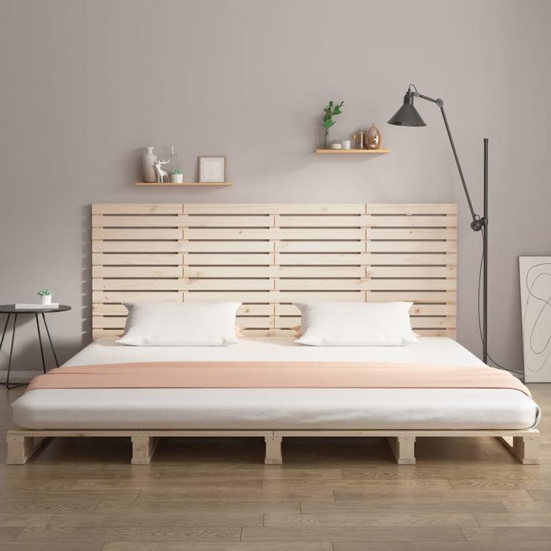 Hoofdbord – Bedhoofd – Bedframe Hoofdeinde – Bedpaneel – Slaapkamermeubel – Massief Vurenhout – Verticale Planken – Eenvoudige Installatie – 166x3x91,5 cm
