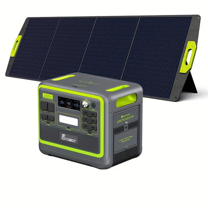 Draagbare Powerstation – Generator – Noodstroomvoorziening – Accupack – Zonne-energie Generator – 2048Wh LiFePO4 Batterij – 2400W Continu Vermogen