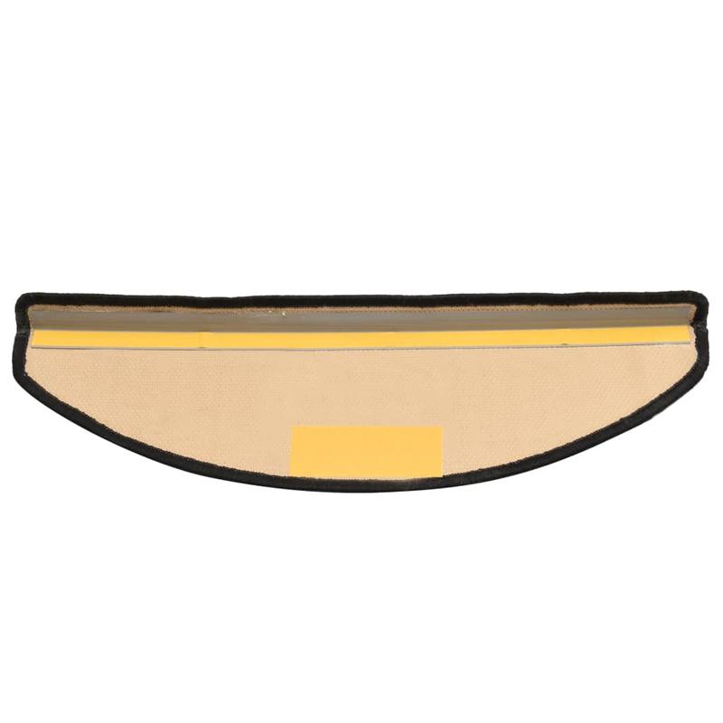 Trapmatten – Trapmat – Trapbekleding – Traptredematten – Trapmaantjes – Zelfklevend – 15 Stuks 65x21x4 cm – Zwart-Grijs – Antislip – Comfortabel