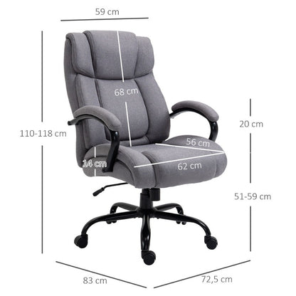 Ergonomische Bureaustoel – Bureaustoel Draaibaar – Kantoorstoel – Gamestoel – Werkstoel – Dikke Padding – Kantelbare Rugleuning