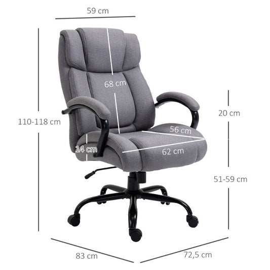 Ergonomische Bureaustoel – Bureaustoel Draaibaar – Kantoorstoel – Gamestoel – Werkstoel – Dikke Padding – Kantelbare Rugleuning