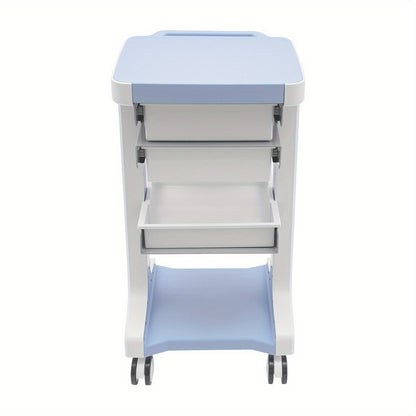 3-laags Opbergtrolley – Beauty Trolley – Opbergwagen – Mobiele Kar – Salonwagen – Compact Design – Duurzaam ABS Materiaal