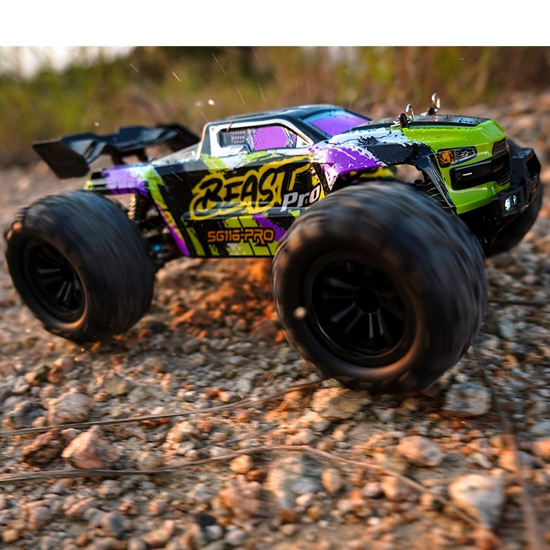 RC Auto – Bestuurbare Auto – Radiografische Auto – Stuntauto – Offroad RC Truck – 1:16 Schaal – Carbon Borstelmotor – 40 km/u Snelheid