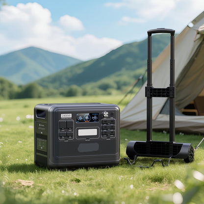 Draagbare Powerstation – Mobiele Generator – Noodstroom – Zonne-accu – 2048Wh Capaciteit – 2400W Output