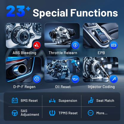 OBD2 Scanner – Auto Diagnosetool – Codelezer – Diagnoseapparaat – Uitleesapparaat – Draadloos Bluetooth – 26+ Resetfuncties – Levenslange Gratis Updates