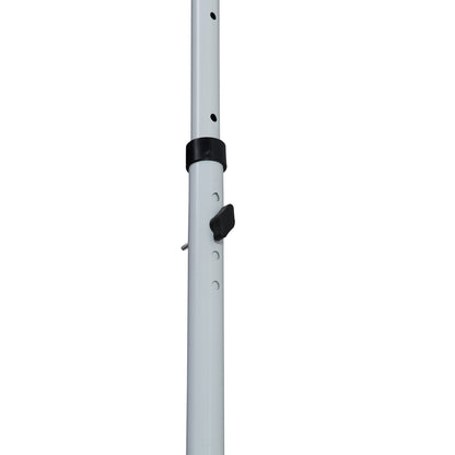 Verstelbare Balkonluifel – Zonnescherm – Terrasluifel – Schaduwdoek – Handbediende Luifel – 150 cm Breed – Weerbestendig Aluminium Frame