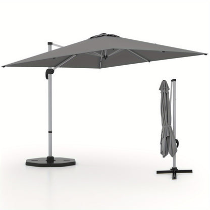 Zweefparasol – Hangparasol – Tuinparasol – Terrasparasol – Kantelbare Parasol – 3m Groot – 360° Draaibaar – Aluminium Frame – Scheurbestendig Polyester