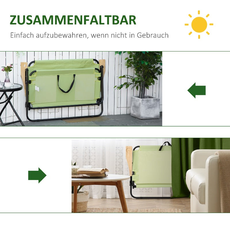 2-Persoons Schommelstoel – Inklapbare Campingstoel – Tuinstoel – Picknickstoel – Outdoorstoel – Duurzaam Roestvrij Staal – Comfortabele Gewatteerde Rugleuning