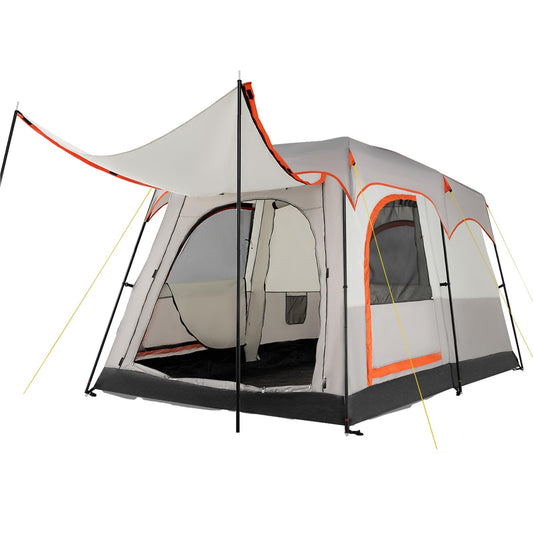 Tent – Kampeertent – Tunneltent – Familietent – Outdoors Tent – Ruim 4-6 Personen – Waterdicht Polyester Met Binnentent & Draagtas