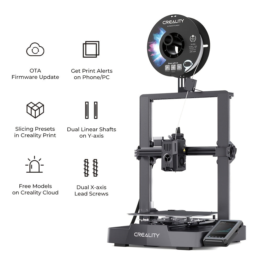 3D-printer – 3D-printapparaat – 3D-printingmachine – 3D-modelprinter – FDM-printer – Hoge printsnelheid 500 mm/s – Auto leveling met one-touch calibratie
