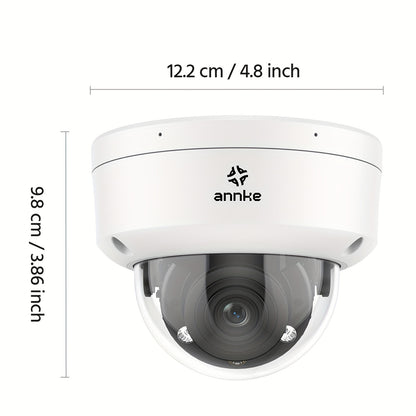 Beveiligingscamera – IP Camera – Surveillance Camera – Turret Camera – CCTV Camera – 8MP Ultra HD 4K Resolutie – 4x Optische Zoom Met Kleurennachtzicht
