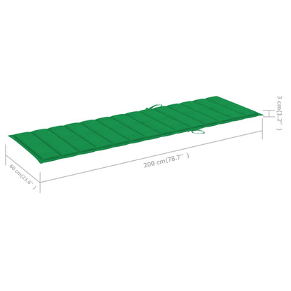 Houten Ligstoel – Tuinstoel – Lounge Stoel – Verstelbare Ligstoel – Tuinmeubel – Acaciahout – Uittrekbare Tafel – Kussen Met Vulling