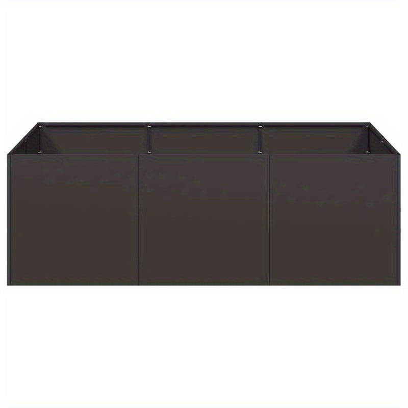 Planter Box 120X80X40 Cm Black Steel