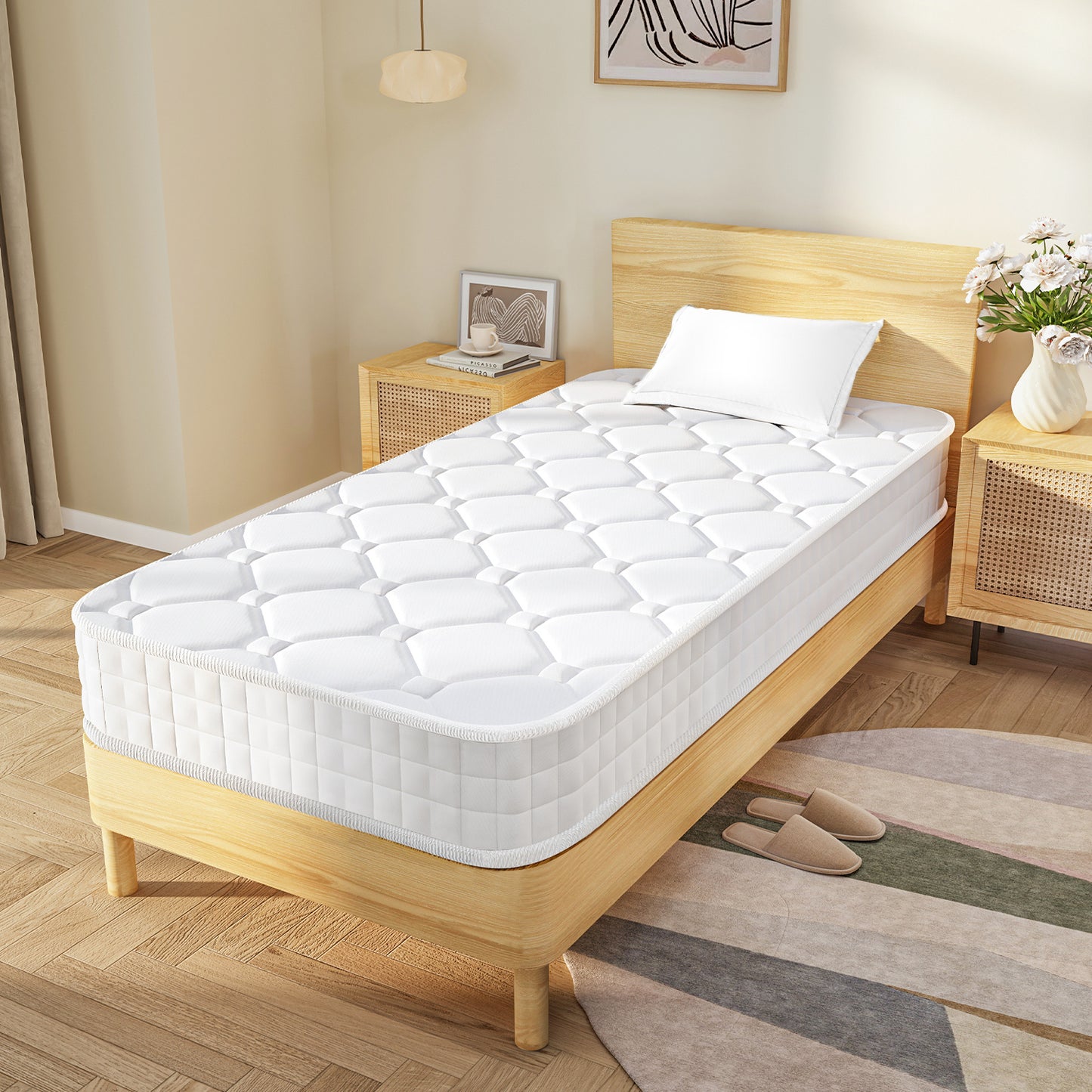 Air Mattress 140x200, Mattress 90x200, Mattress 120x200, Mattress 160x200, Mattress 90x190 with 7-Zone Pocket Spring Core, H5, H4, H3
