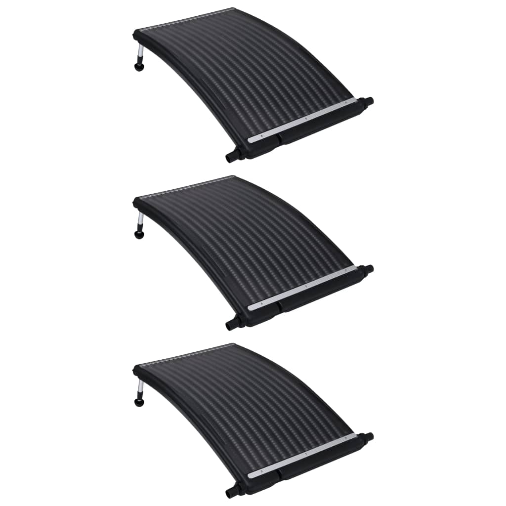 Zwembadverwarming – Zwembad Warmtepanelen – Solar Verwarming – Pool Heater – Zonne-energie – Gebogen Paneel – Weerbestendig 110x65 cm