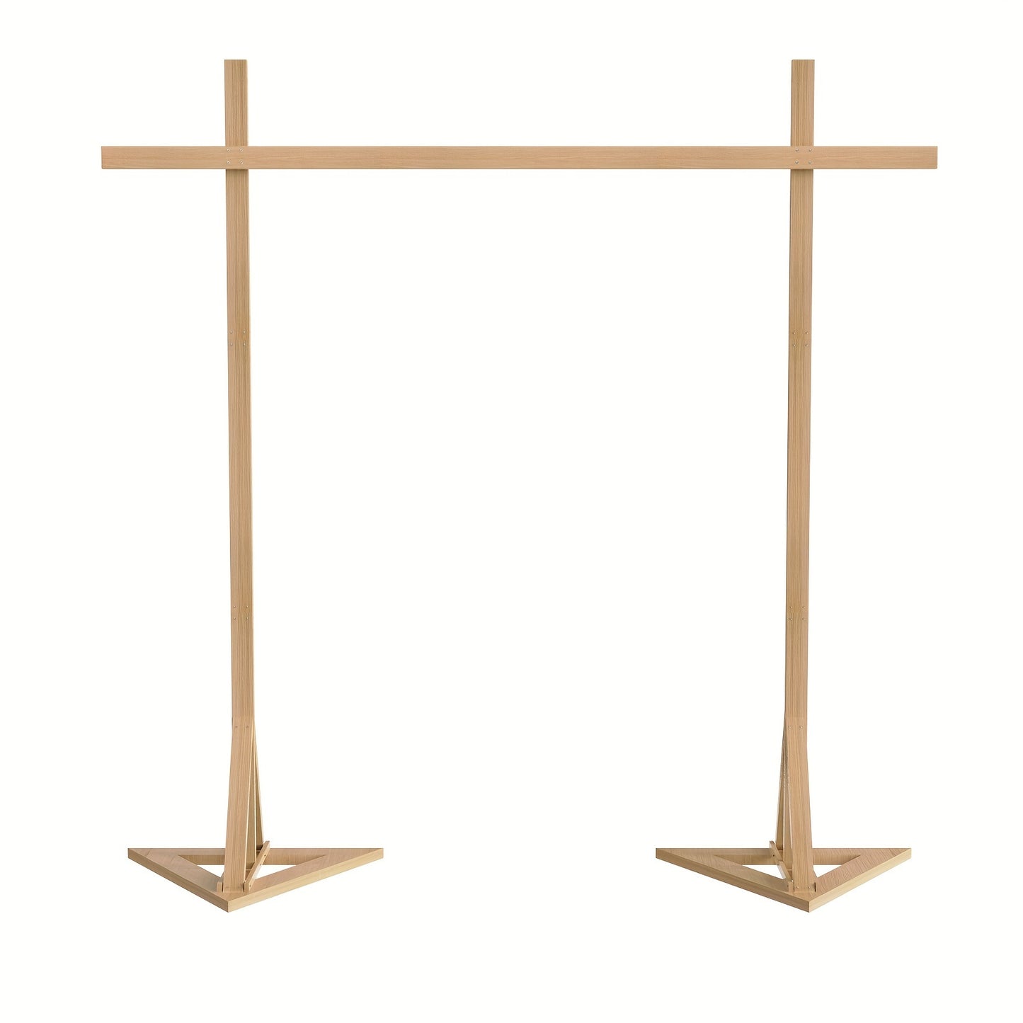 AESOME Classic Wooden Arch Backdrop Stand - 3.05X3.05meter Large Wedding Ceremony Frame for Garden, Photo Background Decoration, No Electricity Needed for Halloween, Christmas Event & Party Supplies
